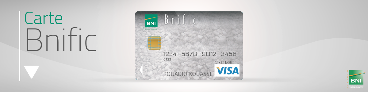 VISA prépayée BNIFIC